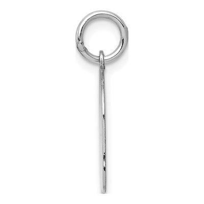 14K White Gold Girl Pendant – view 4