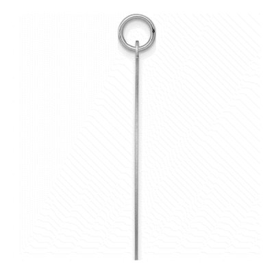 14K White Gold Round Disc Charm – view 3
