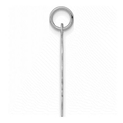 14K White Gold Girl Pendant – view 4