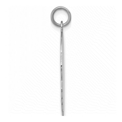 14K White Gold Boy Pendant – view 3