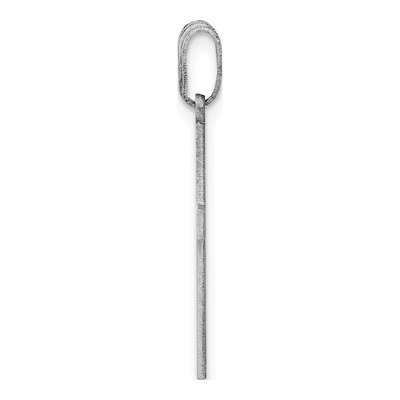 14K White Gold Cross Pendant – view 3