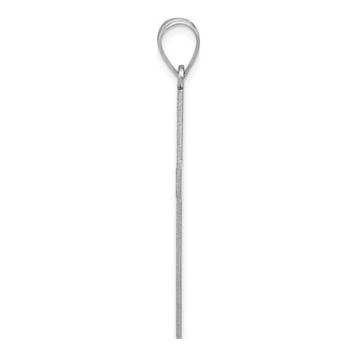 14K White Gold Cross Pendant – view 3