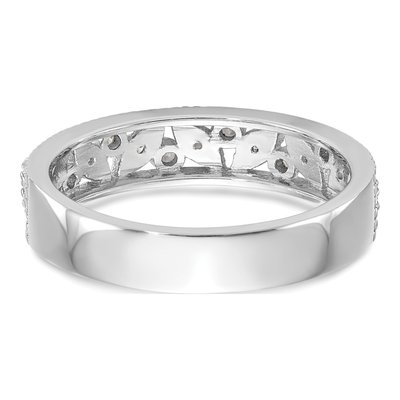 14K White Gold 1/7 ct tw Diamond Wedding Band – view 5