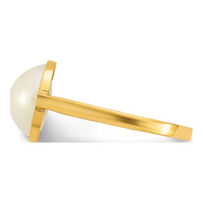 14K Yellow Gold Cultured Pearl Mabe Ring – view 3