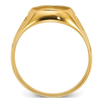 Men's 14K Yellow Gold Masonic Ring Mounting – view 2