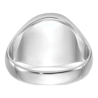 Men's 14K White Gold Onyx Masonic Ring Mounting – view 6
