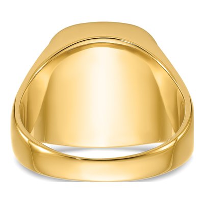 Men's 14K Yellow Gold Onyx Masonic Ring – view 5