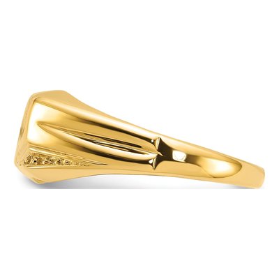 Men's 14K Yellow Gold DAD Ring Mounting – view 4