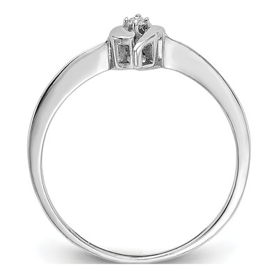14K White Gold Diamond Ring – view 2