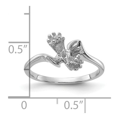 14K White Gold Pearl Ring Mounting – view 3