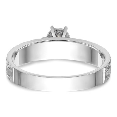 14K White Gold 1/20 ct tw Diamond Engagement Ring – view 5