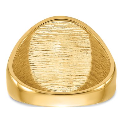 Men's 14K Yellow Gold Masonic Ring – view 6