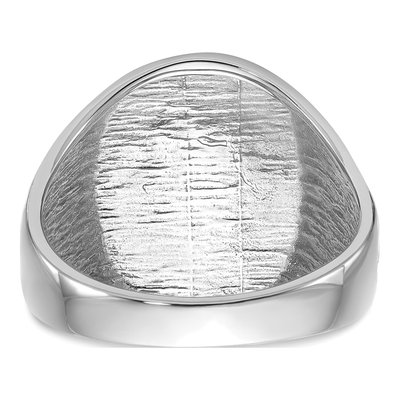 Men's 14K White Gold Masonic Ring – view 8