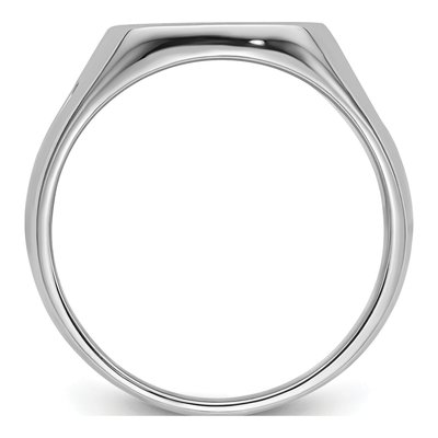 Men's 14K White Gold Masonic Ring – view 2