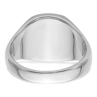 Men's 14K White Gold Masonic Ring – view 3