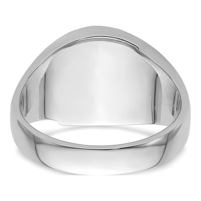 Men's 14K White Gold Masonic Ring Mounting – view 4