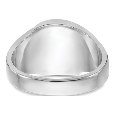 Men's 14K White Gold Masonic Ring – view 6
