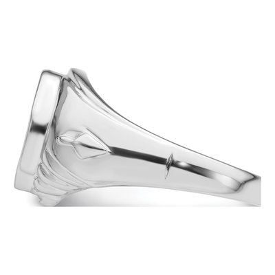 Men's 14K White Gold Masonic Ring Mounting – view 5