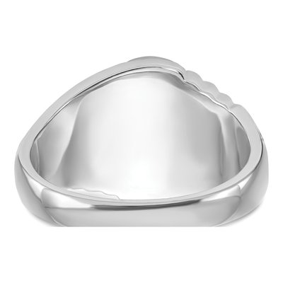 Men's 14K White Gold Masonic Ring – view 6