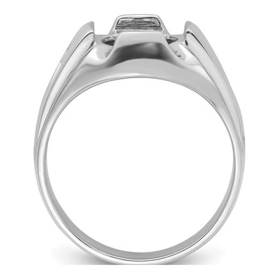 Men's 14K White Gold Masonic Ring Mounting – view 3