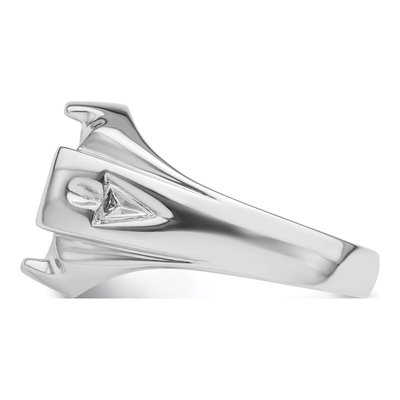 Men's 14K White Gold Masonic Ring Mounting – view 4