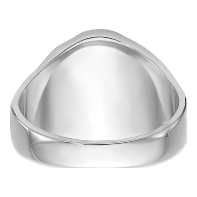 Men's 14K White Gold Masonic Ring – view 5