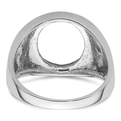 Men's 14K White Gold Masonic Ring Mounting – view 5