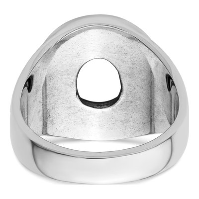 Men's 14K White Gold Masonic Ring Mounting – view 5