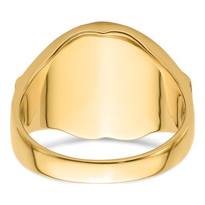 Men's 14K Yellow Gold Masonic Ring Mounting – view 5