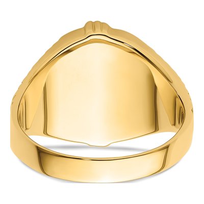 Men's 14K Yellow Gold Masonic Ring Mounting – view 5
