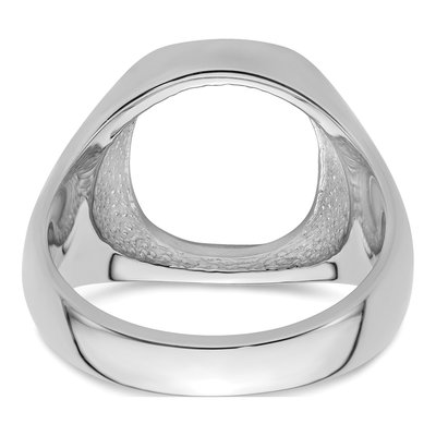 Men's 14K White Gold Masonic Ring Mounting – view 5