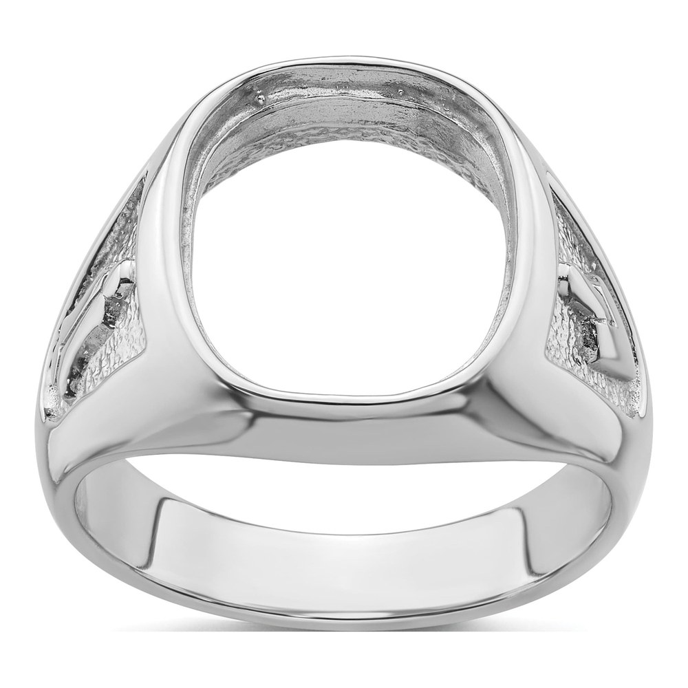 Men's 14K White Gold Masonic Ring Mounting