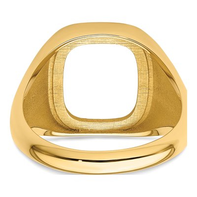 Men's 14K Yellow Gold Masonic Ring Mounting – view 6