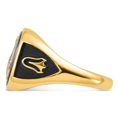 Men's 14K Yellow Gold Masonic Ring – view 4
