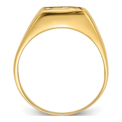 Men's 14K Yellow Gold Masonic Ring Mounting – view 3
