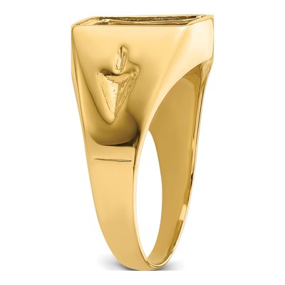 Men's 14K Yellow Gold Masonic Ring Mounting – view 6