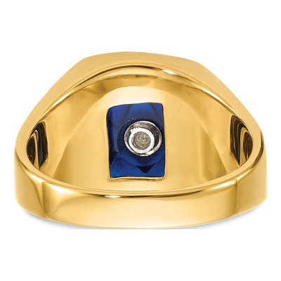 Men's 14K Yellow Gold Masonic Ring – view 5
