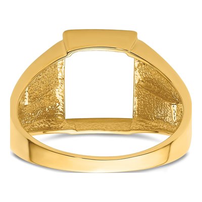 Men's 14K Yellow Gold Masonic Ring Mounting – view 4
