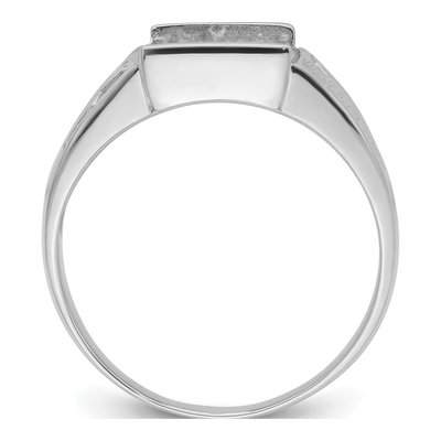 Men's 14K White Gold Masonic Ring Mounting – view 4