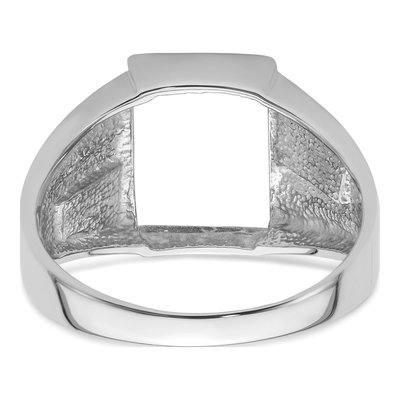 Men's 14K White Gold Masonic Ring Mounting – view 7
