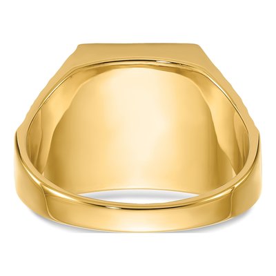 Men's 14K Yellow Gold Masonic Ring – view 6