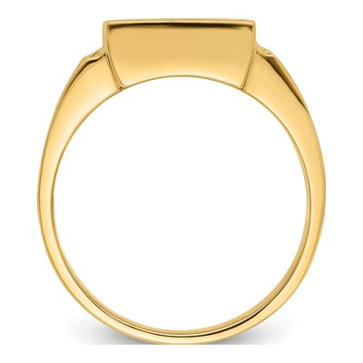 Men's 14K Yellow Gold Masonic Ring Mounting – view 3