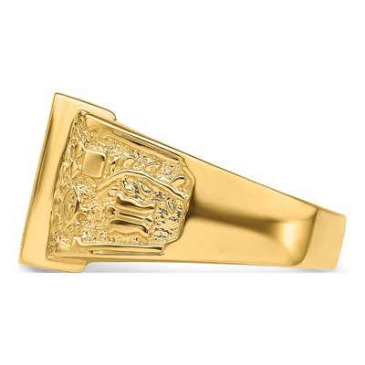 Men's 14K Yellow Gold Masonic Ring Mounting – view 4