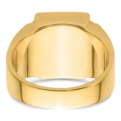 Men's 14K Yellow Gold Masonic Ring Mounting – view 5