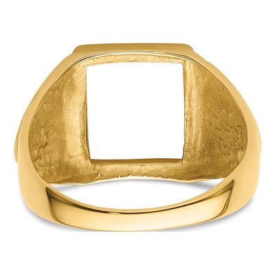 Men's 14K Yellow Gold Masonic Ring Mounting – view 6