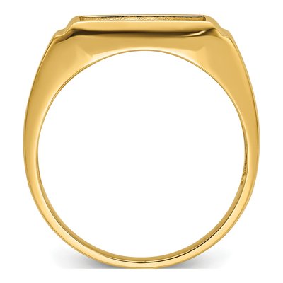 Men's 14K Yellow Gold Masonic Ring Mounting – view 3