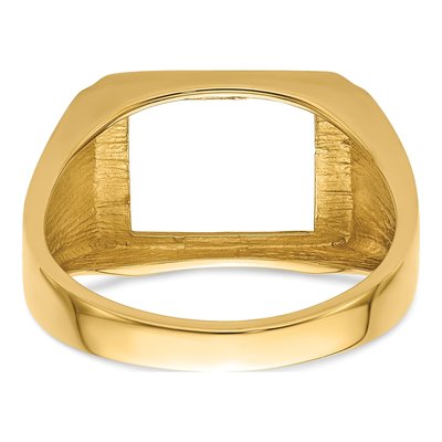 Men's 14K Yellow Gold Masonic Ring Mounting – view 6