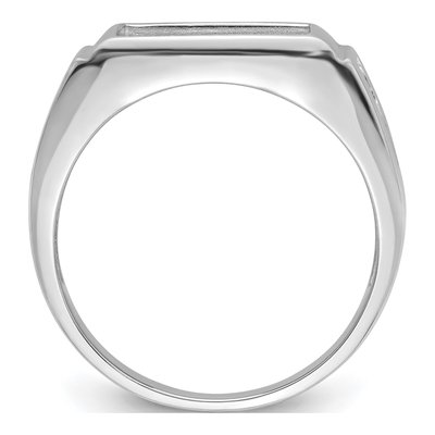 Men's 14K White Gold Masonic Ring Mounting – view 3