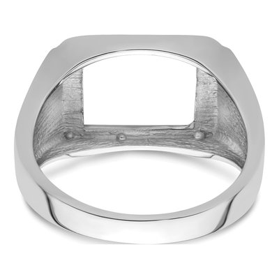 Men's 14K White Gold Masonic Ring Mounting – view 6