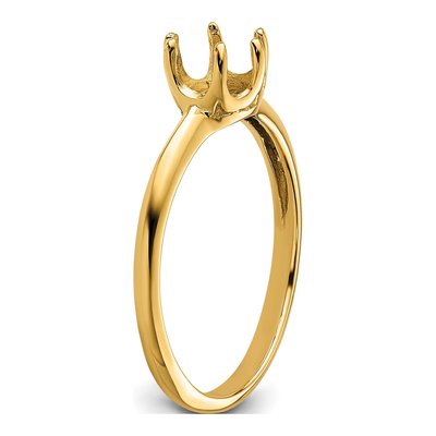 14K Yellow Gold Pearl Ring Mounting – view 5